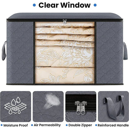 Household Quilt And Clothing Storage Organizer Box