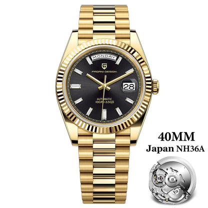 Men's Automatic Luxury Watch With Sapphire Crystal