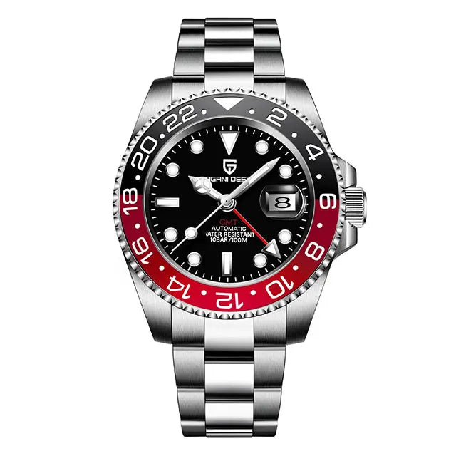 Men's GMT Automatic Watch Stainless Steel 40 mm