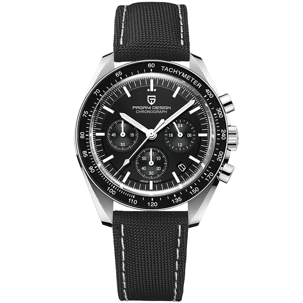 Men’s Moonwatch Chronograph Quartz Watch Sapphire Glass