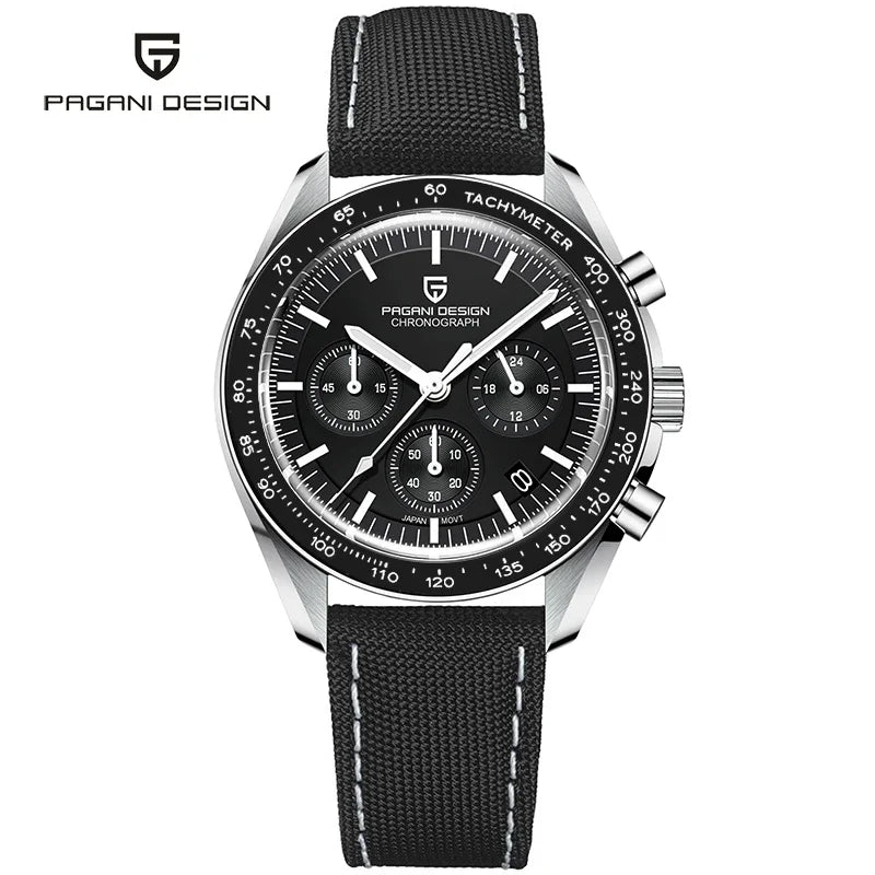 Men's Quartz Chronograph Watch Sapphire Crystal 100M