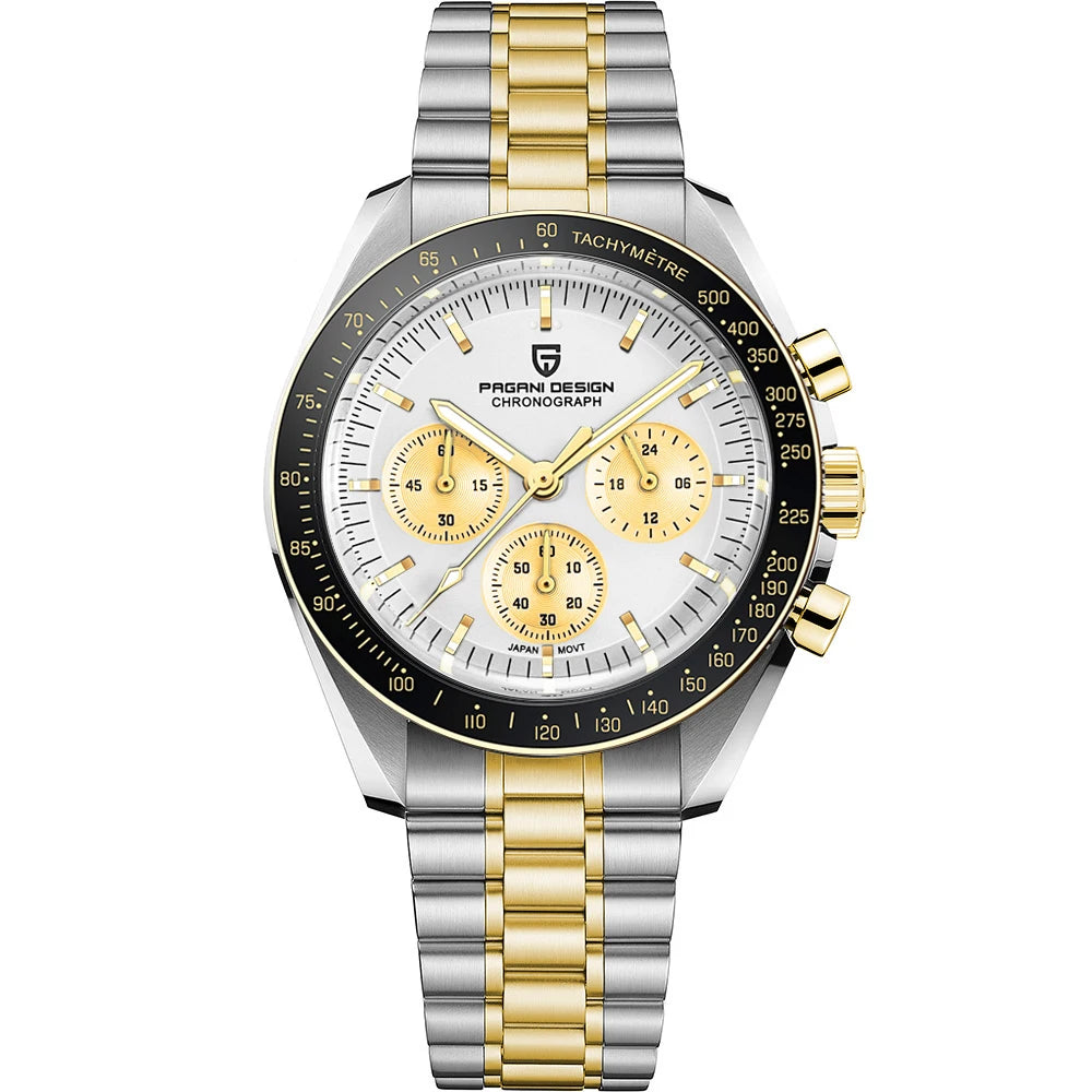Men's Chronograph Quartz Watch With Sapphire Crystal