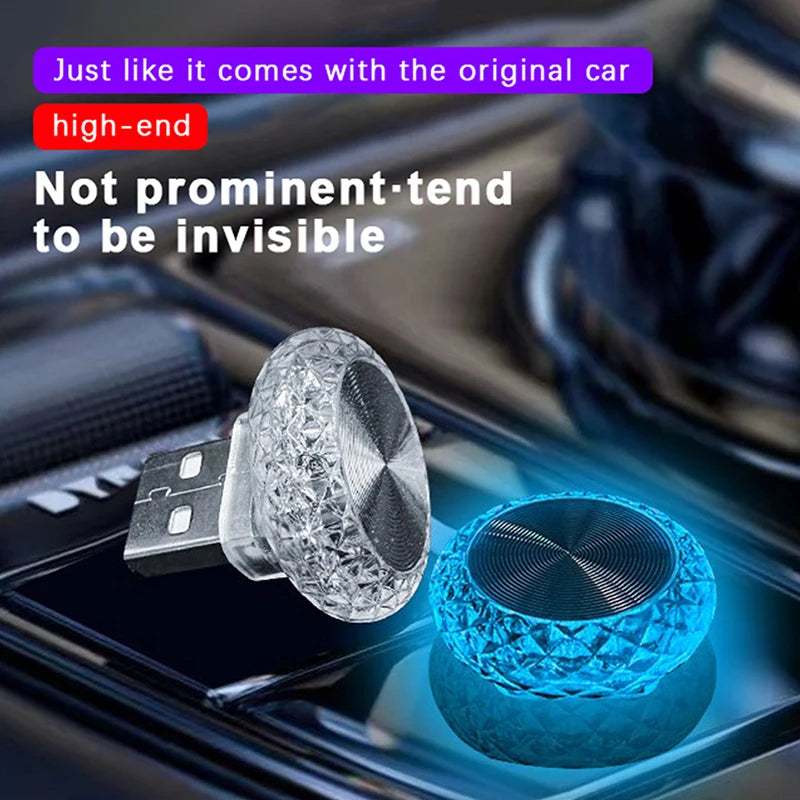 Portable USB Car Interior Ambient LED Light