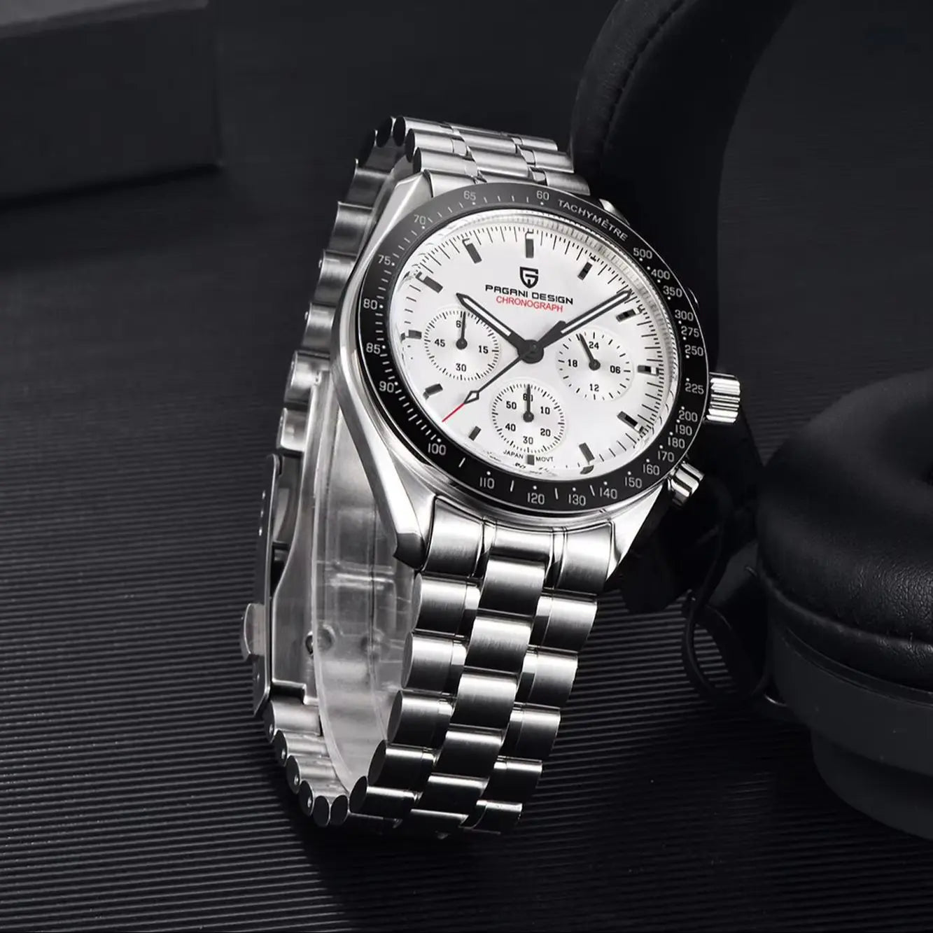 Men's Quartz Chronograph Watch Sapphire Crystal 100M