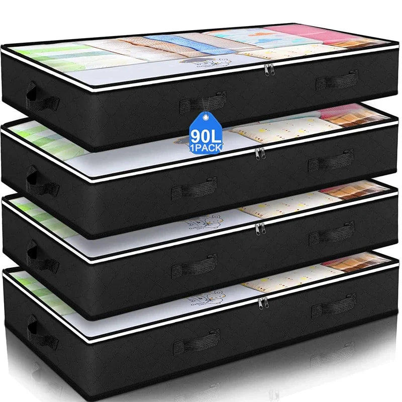 Non-Woven Underbed Quilt And Clothes Storage Bag