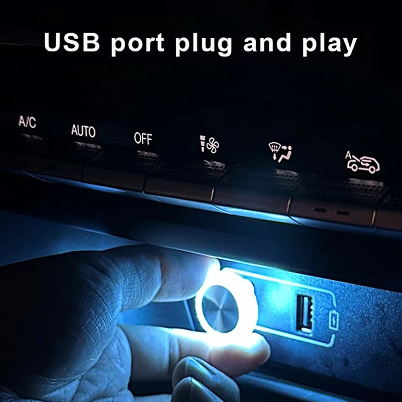 Portable USB Car Interior Ambient LED Light