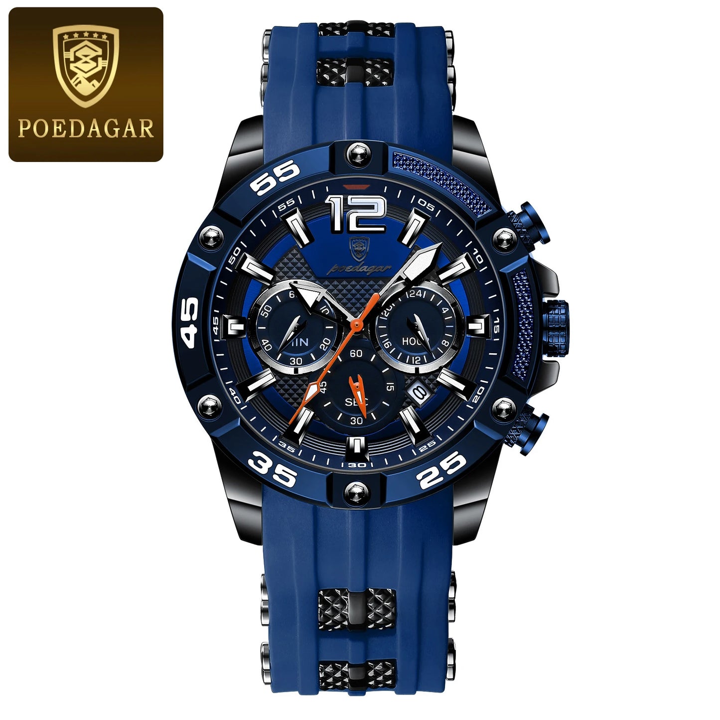 Men’s Chronograph Sports Watch Quartz Waterproof