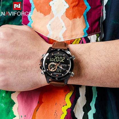 Men’s Analog-Digital Sports Watch Quartz Waterproof