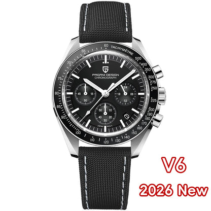 Men's Quartz Chronograph Watch Sapphire Crystal 100M