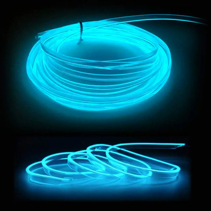 Car Interior LED Neon Strip Light USB Ambient Glow