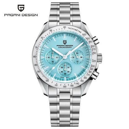 Men’s Moon Chronograph Watch Quartz With Sapphire