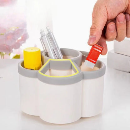 Rotating Desk Pen Holder Organizer With Large Capacity