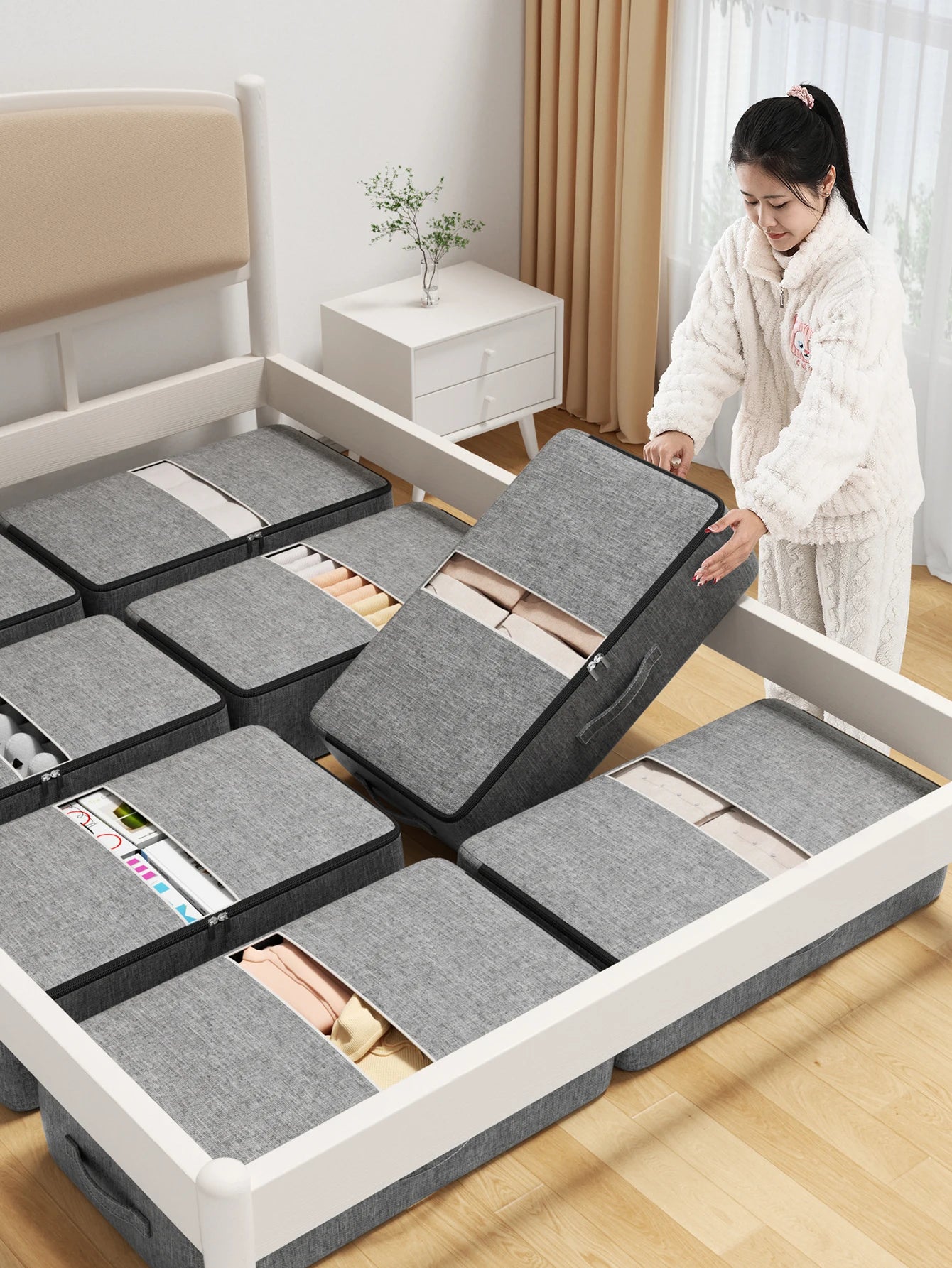 Underbed Clothes Storage Bag – Extra-Large Foldable Organizer