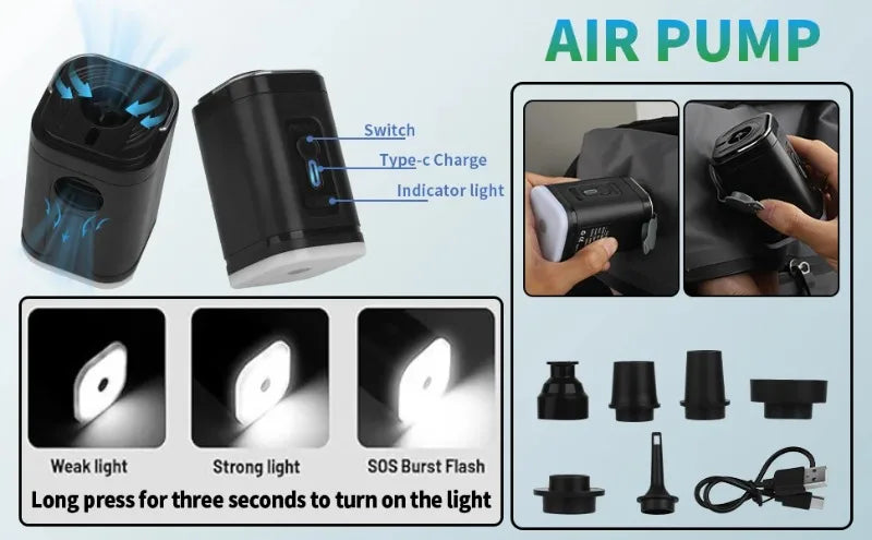 17L Vacuum Compression Storage Bag with Air Pump
