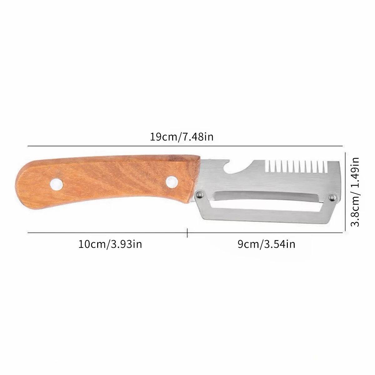 3-in-1 Stainless Steel Vegetable And Fruit Peeler