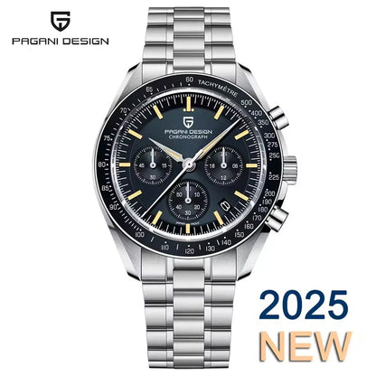 Men’s Moon Chronograph Watch Quartz 100M Waterproof
