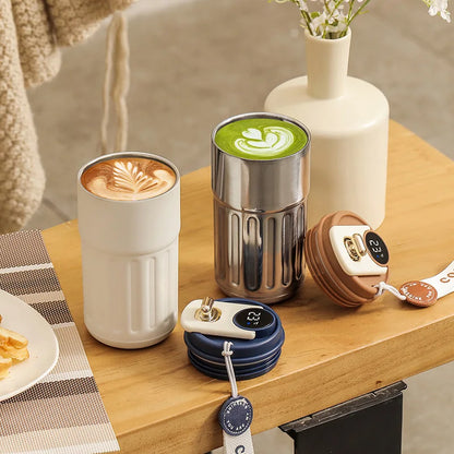 Smart Temperature Display Vacuum Thermos Bottle 450 ml