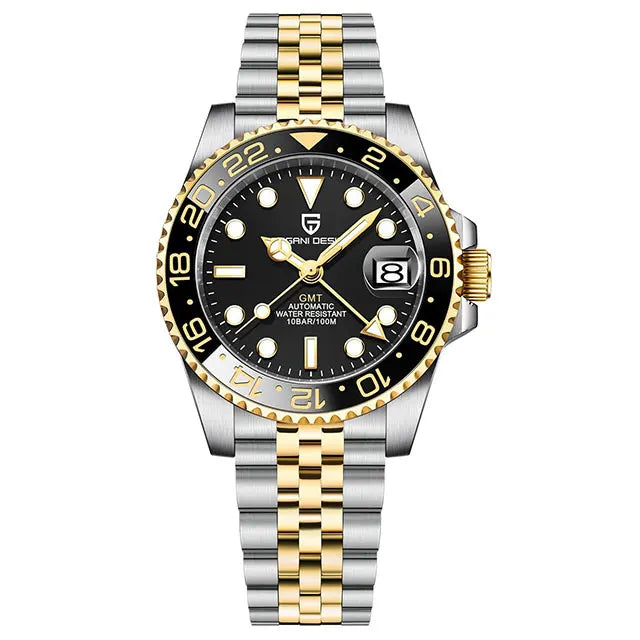 Men's GMT Automatic Watch Stainless Steel 40 mm