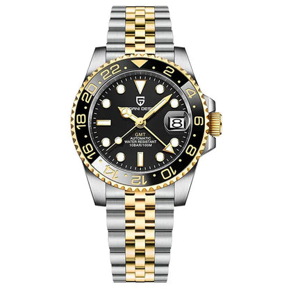 Men's GMT Automatic Watch Stainless Steel 40 mm