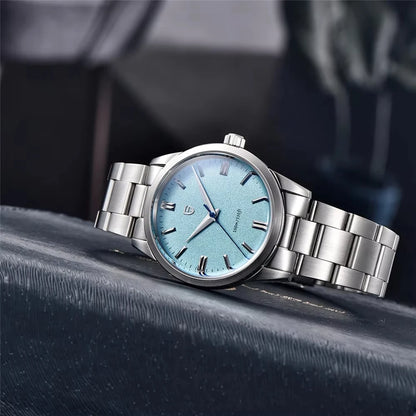 Men’s Sapphire Quartz Watch 38mm Stainless Steel 10ATM
