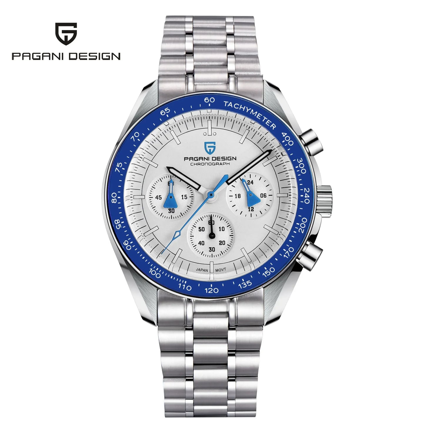 Men’s Moonwatch Chronograph Quartz Watch Sapphire Glass