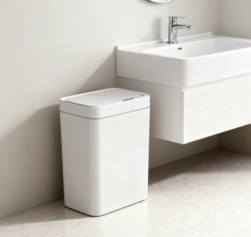 15L Touchless Sensor Trash Can – Automatic Bagging Bin