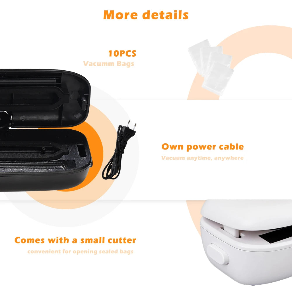Household Food Vacuum Sealer Machine With Bags