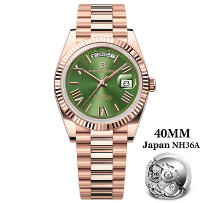 Men's Automatic Luxury Watch With Sapphire Crystal