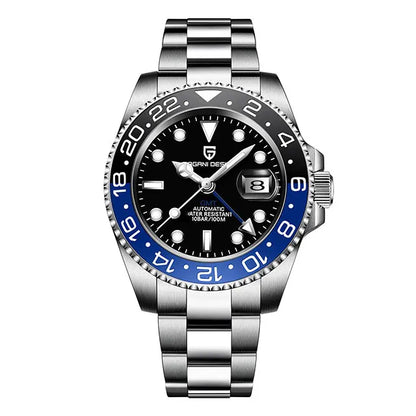 Men's GMT Automatic Watch Stainless Steel 40 mm