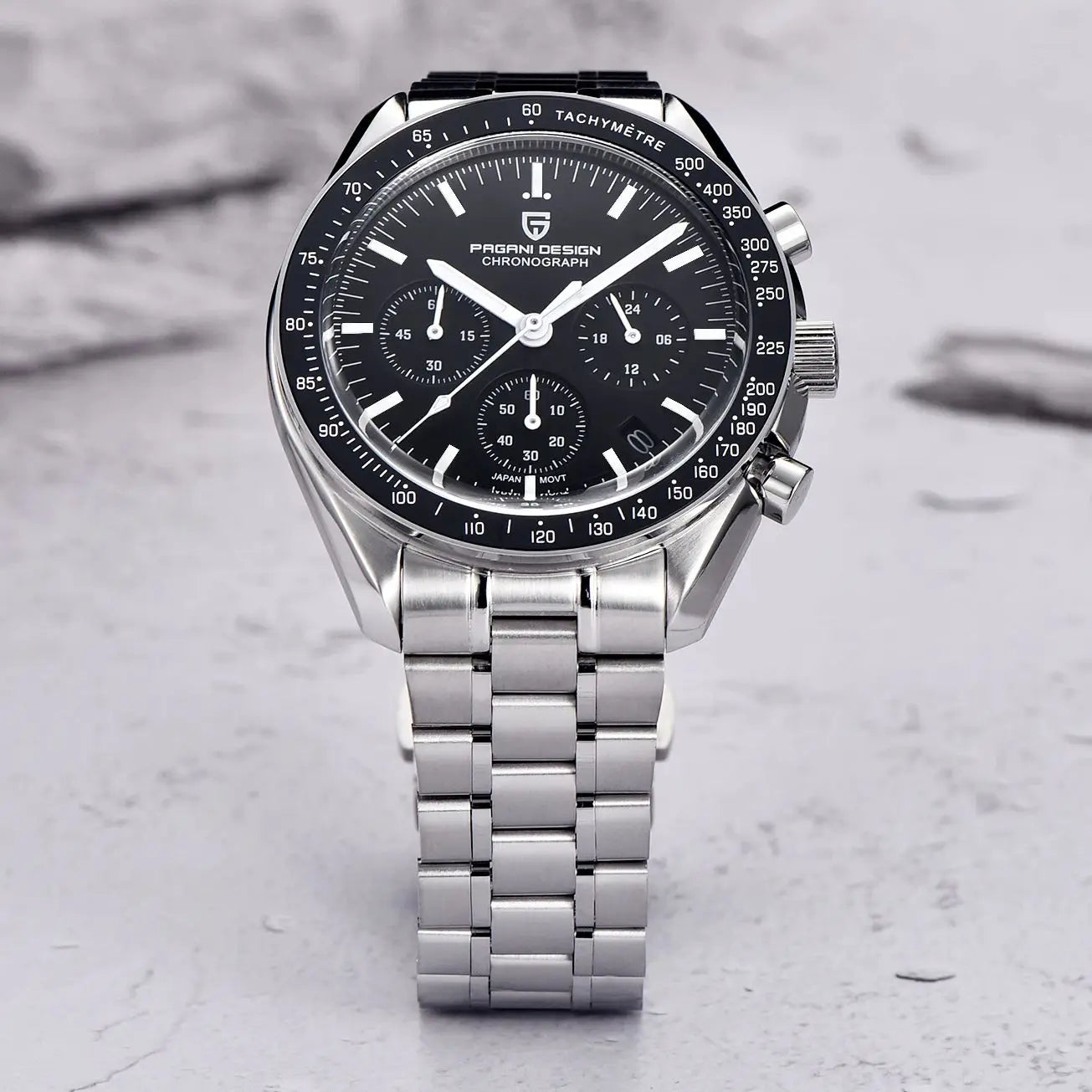 Men’s Moonwatch Chronograph Quartz Watch Sapphire Glass