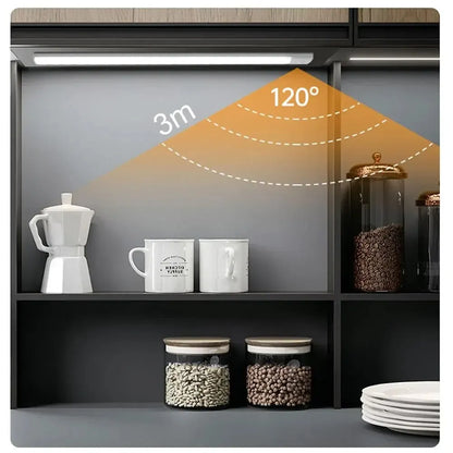 USB Rechargeable LED Cabinet Light with Motion Sensor