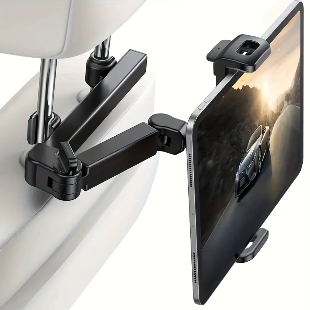 Car Headrest Tablet Mount Holder For 4.7–12.9 Inch Devices