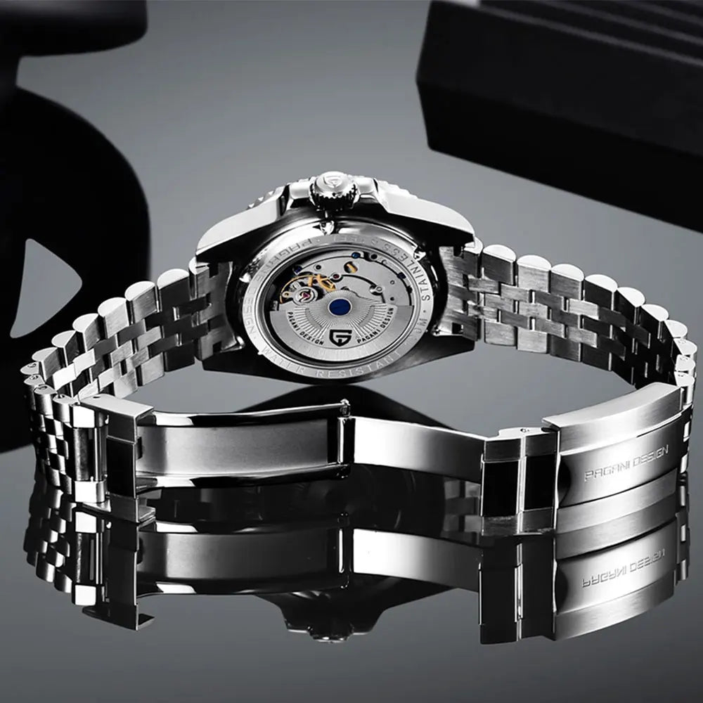 Men's GMT Automatic Watch Stainless Steel 40 mm