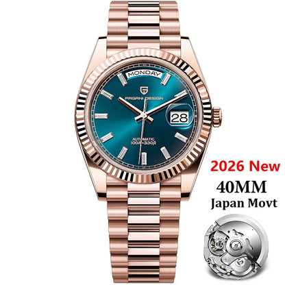 Men's Automatic Mechanical Watch With Sapphire Crystal