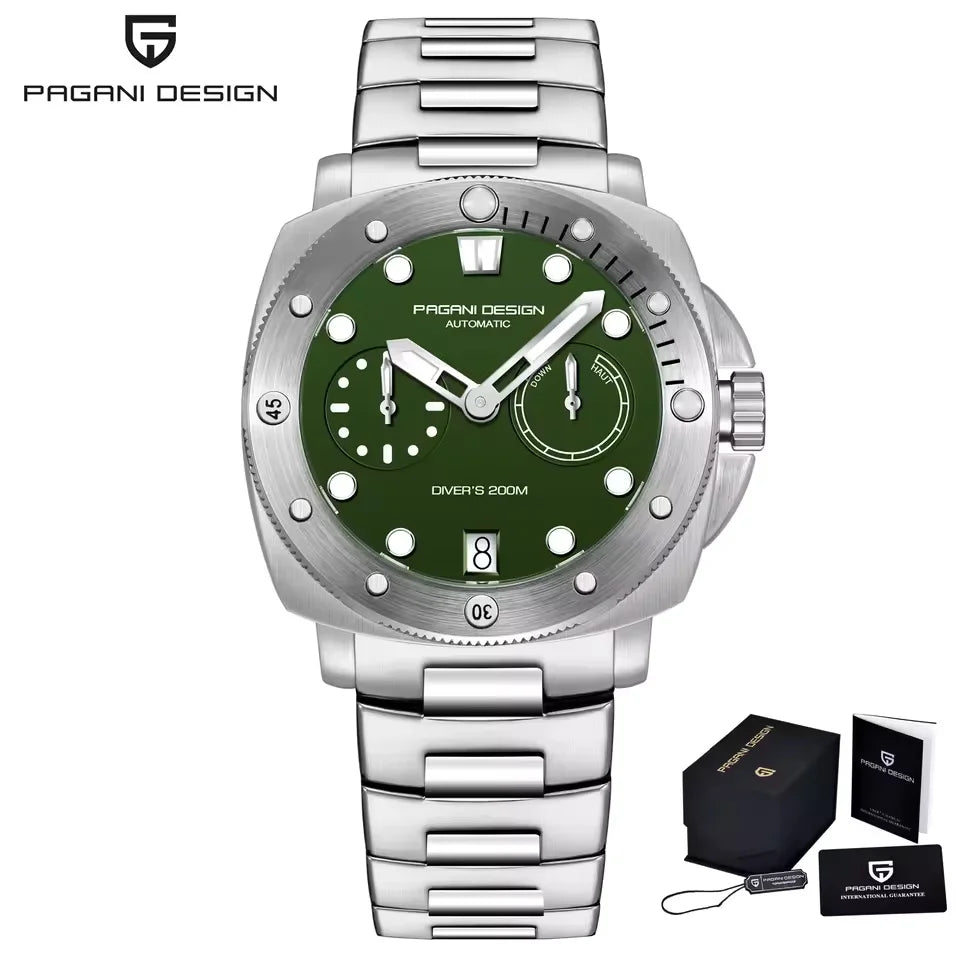 Men's Automatic Dive Watch 200M With Sapphire Crystal