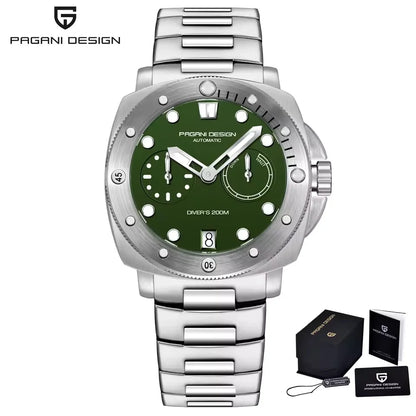 Men's Automatic Dive Watch 200M With Sapphire Crystal