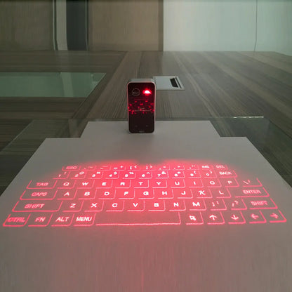 Wireless Laser Projection Keyboard for Mobile Devices
