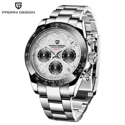 Men's Stainless Steel Quartz Dive Watch With Sapphire