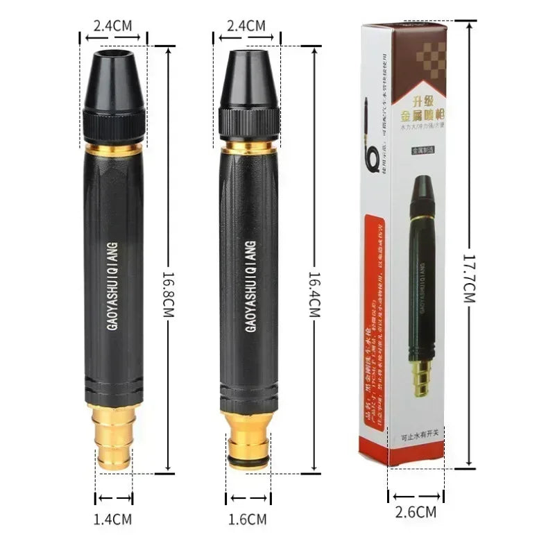 High-Pressure Car Wash Spray Nozzle for Garden Hoses