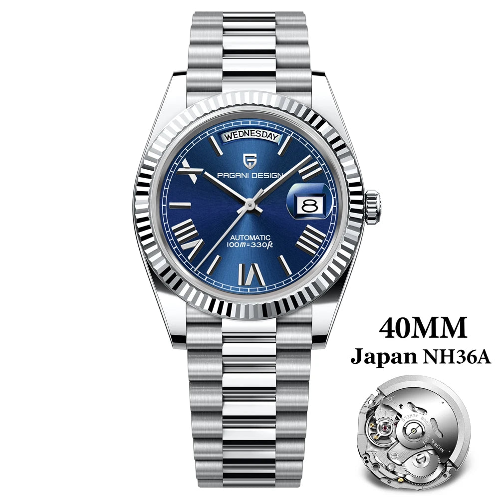 Men's Automatic Luxury Watch With Sapphire Crystal