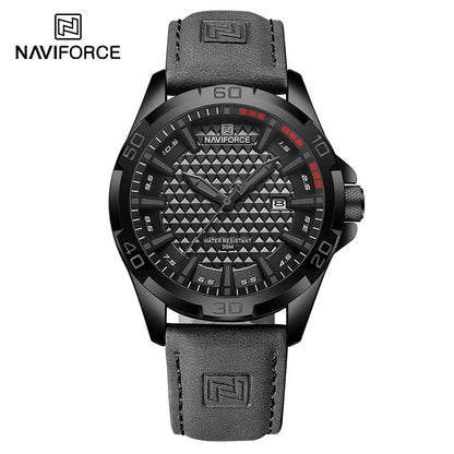 Men’s Quartz Sport Watch With PU Leather Strap