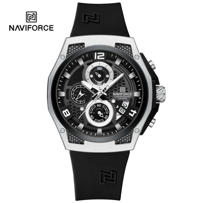 Men’s Sport Quartz Watch With Silicone Strap