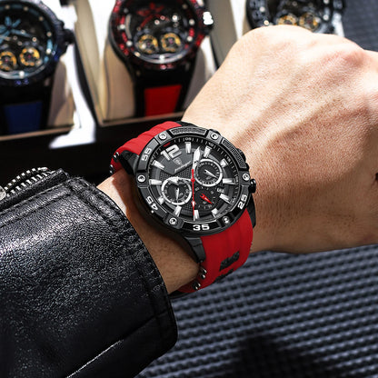 Men’s Chronograph Sports Watch Quartz Waterproof