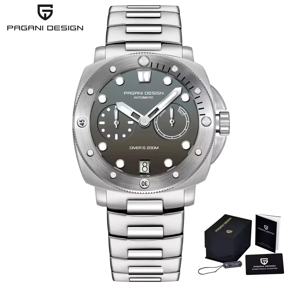 Men's Automatic Dive Watch 200M With Sapphire Crystal