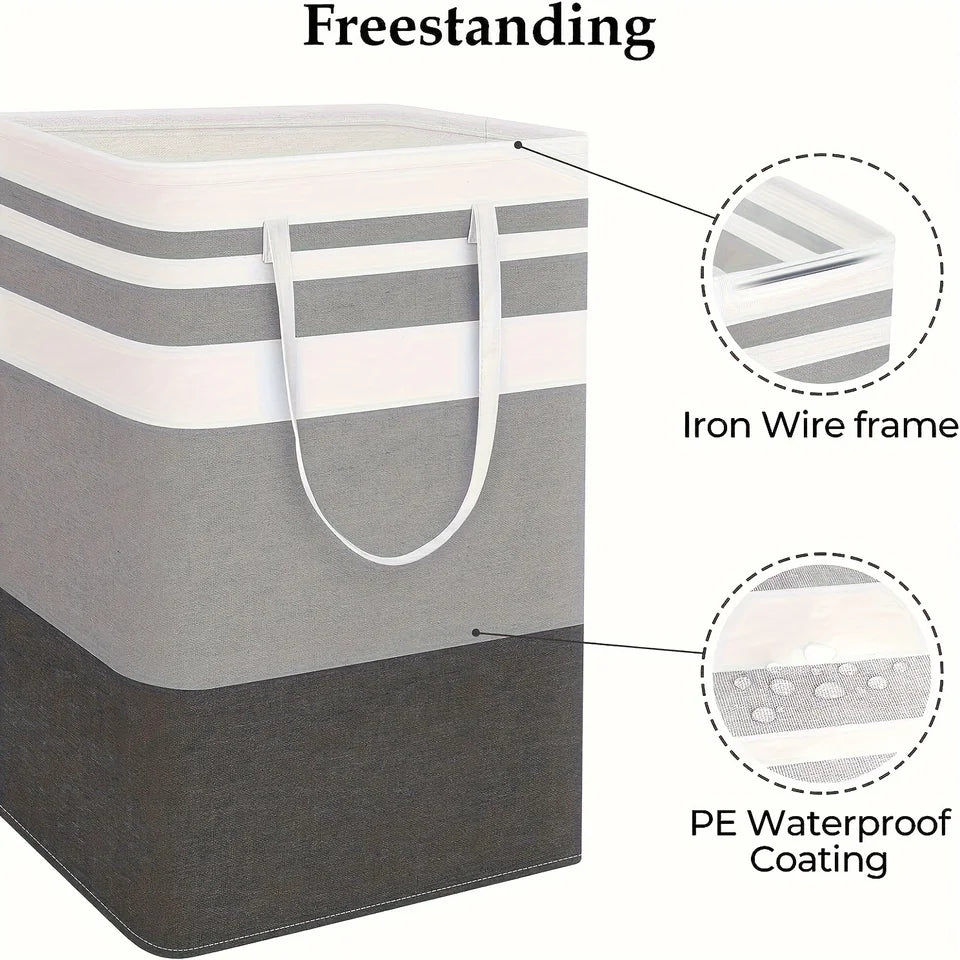 Extra Large Foldable Laundry Hamper with Handles