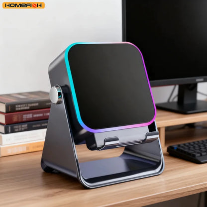 5-in-1 Wireless Induction Speaker Phone Stand with RGB