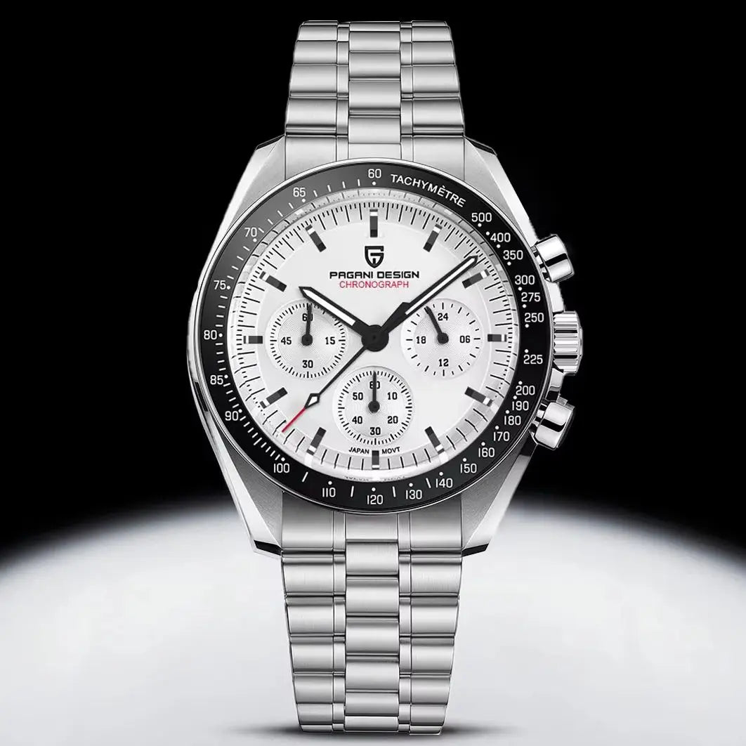 Men's Quartz Chronograph Watch Sapphire Crystal 100M