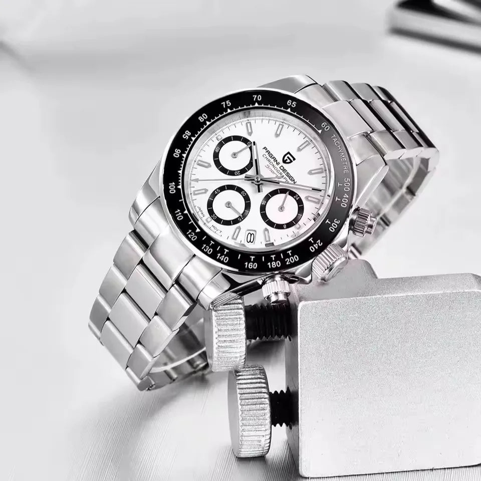 Men’s Quartz Chronograph Watch Sapphire Crystal 10 Bar