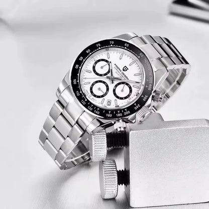 Men’s Quartz Chronograph Watch Sapphire Crystal 10 Bar