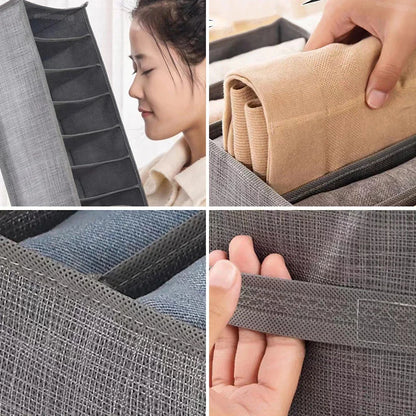 Foldable Cloth Underwear Drawer Organizer Box
